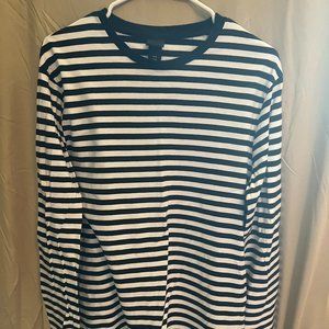 H&M Striped Shirt Mens Med